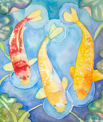 Study 4 Three Koi 