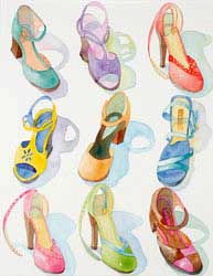 Rows of Shoe